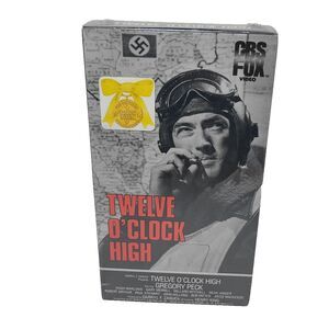 Twelve OClock High VHS SEALED New Watermark CBS Fox Orig Gregory Peck WWII 1949